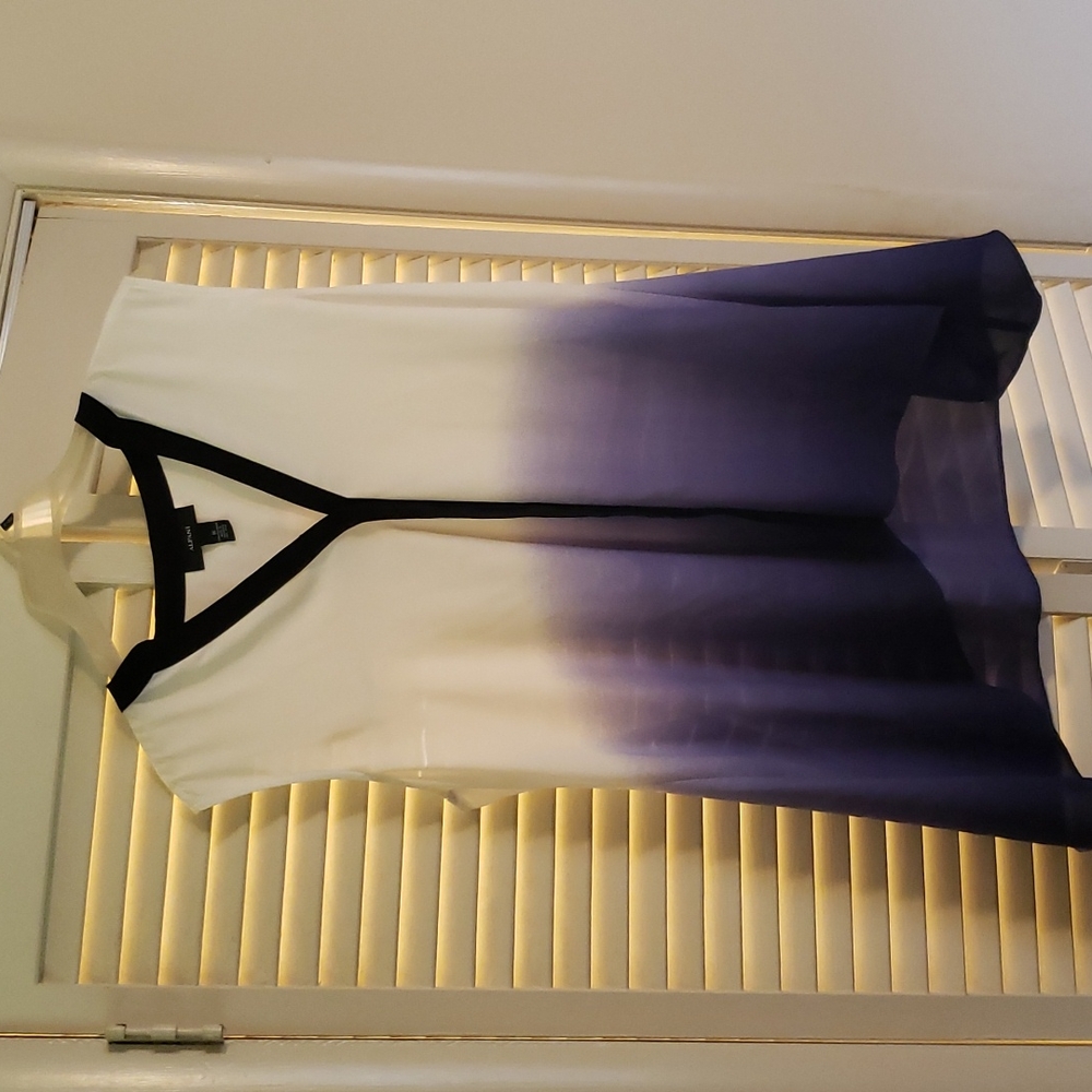 Alfani, 16, White to Blue Gradient